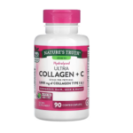 Ultra Colágeno Tipo I & III + C - 90 capsulas / Nature´s Truth