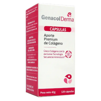 Genacol Derma Colageno Premium - 120 capsulas / Newscience