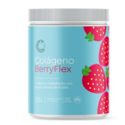 Colageno BerryFlex - 300grs / Cascara Foods