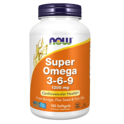 Super Omega 3-6-9 120mg - 180 softgel / Now