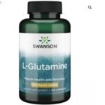 L - Glutamina 500mg - 100 capsulas / Swanson