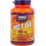 MCT Oil 1000mg - 150 capsulas / Now