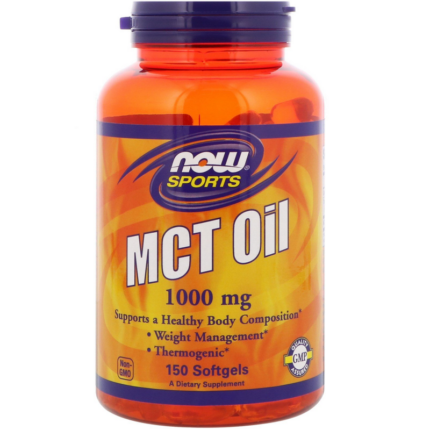 MCT Oil 1000mg - 150 capsulas / Now