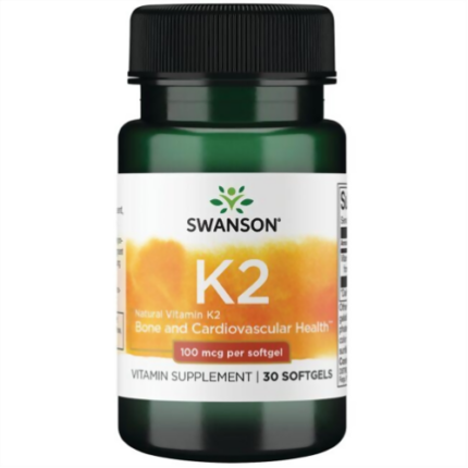 Vitamina K2 100 mcg - 30 capsulas / Swanson