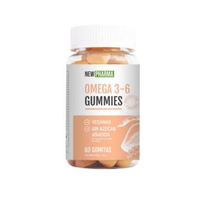 Omega 3-6 Gummies - 60 gomitas / New Pharma