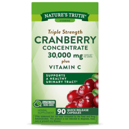 Cranberry con Vitamina C - 90 capsulas / Nature´s Truth