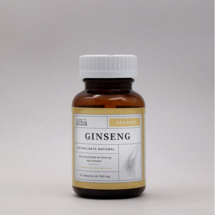 Ginseng 500mg - 60 capsulas / Del Alba