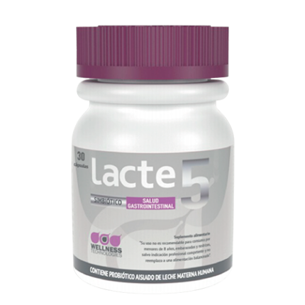 Probióticos Gastrointestinal Lacte5 - 30 capsulas / Wellness