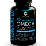 Omega Plus 490mg Fosfolipidos de Omega 3 - 180capsulas/ Wellplus