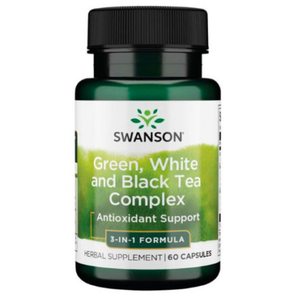 Green, White & Black Tea Complex - 60 capsulas / Swanson