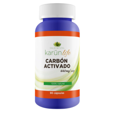 Carbon Activado 440mg - 90 capsulas / Karun Life