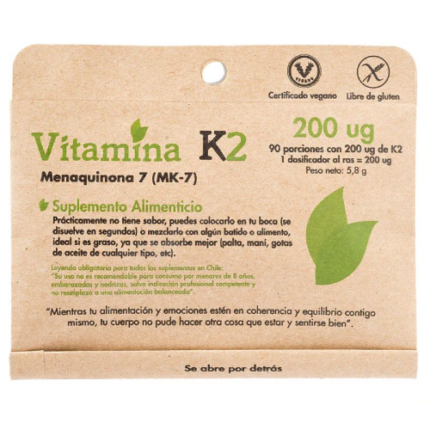 Vitamina K2 en Polvo - 5,8grs / Dulzura Natural