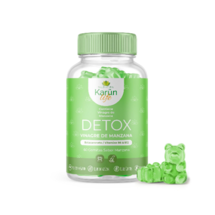 Detox Vinagre de Manzana - 60 gomitas / Karun Life