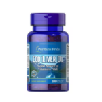 Aceite de Bacalao Cod Liver Oil - 100 Softgels / Puritan ́s Prid