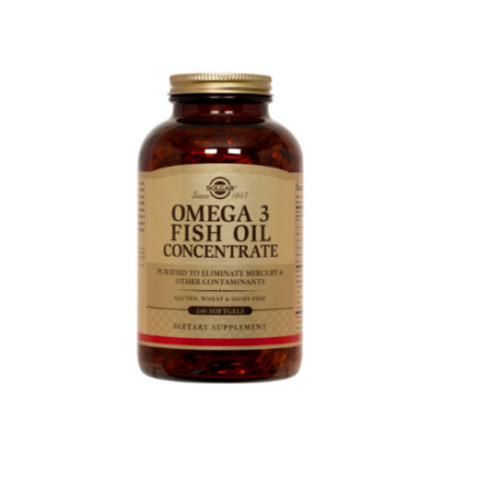 Omega 3 Fish Oil Concetrado - 240 Softgels / Solgar