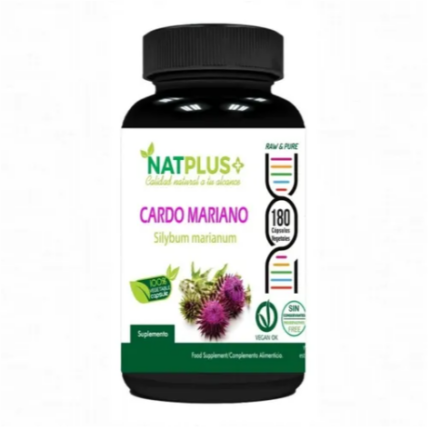 Cardo Mariano 450 mg - 180 capsulas / NatPlus