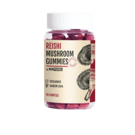 Reishi Mushroom Gummies - 60 Gomitas / New Pharma