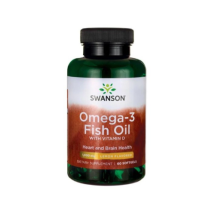 Omega 3 con Vitamina D - 60 capsulas / Swanson