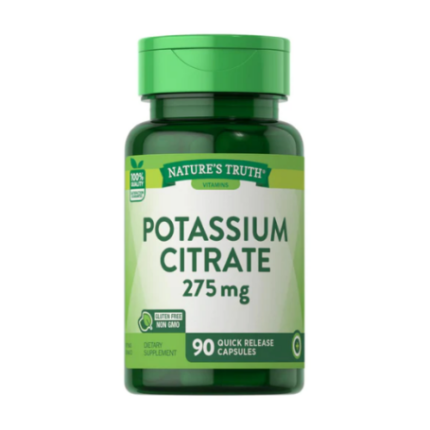 Citrato de Potasio 275 mg - 90 capsulas / Nature's Truth