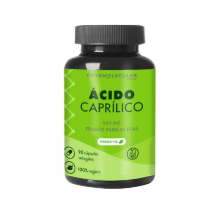 Acido Caprilico 500mg - 90 capsulas / Ortomolecular
