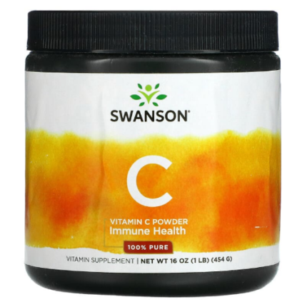 Vitamina C en Polvo - 454grs / Swanson