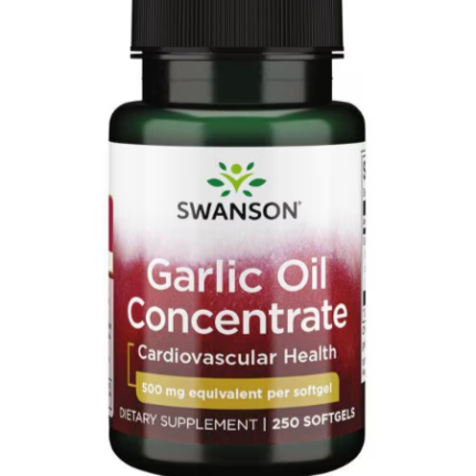 Aceite de Ajo Concentrado 500mg - 250 softgels / Swanson