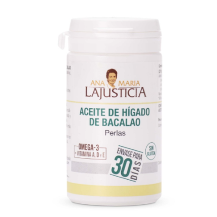 Aceite de Higado de Bacalao - 90 perlas / Ana Maria Lajusticia