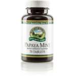 Papaya y Menta Masticable - 70 tabletas / Nature´s Sunshine