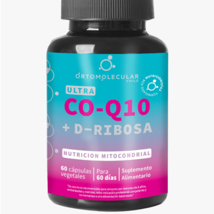 Co-Q10 + D Ribosa - 60 capsulas / Ortomolecular