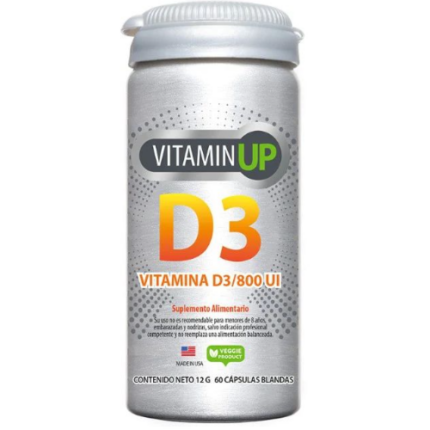 Vitamina D3 800ui - 60 Capsulas / Newscience