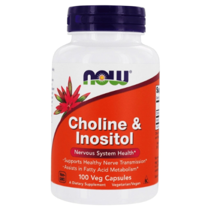 Choline & Inositol - 100 caps veg / Now
