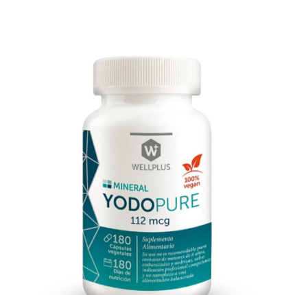 Yodo Pure 112mcg - 180 Capsulas / Wellplus