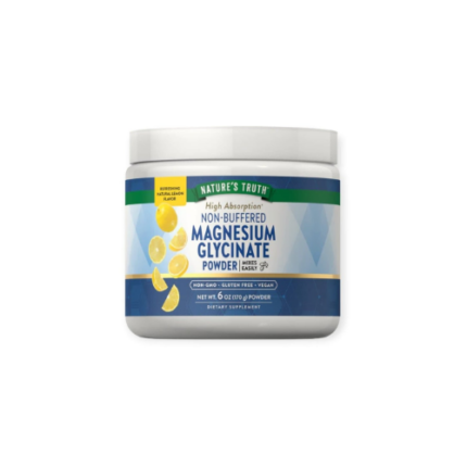 Glicinato de Magnesio Limon en Polvo - 170grs / Nature´s Truth