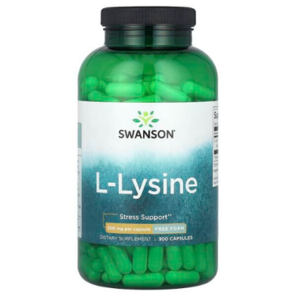 L - Lisina 500mg - 300 caps / Swanson