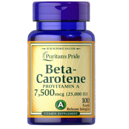 Beta-Caroteno 25.000ui - 100softgels / Puritan´s Pride