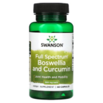 Boswellia y Curcumina 300mg - 60 caps / Swanson