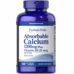 Calcio 1200mg + D3 25mcg - 100 capsulas / Puritan´s Pride