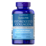 Colageno Hidrolizado Tipo I y III - 180 tabs / Puritan´s Pride