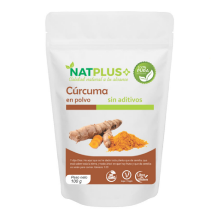 Curcuma en Polvo - 100grs / Natplus