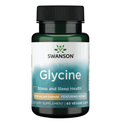L-Glicina - 60 capsulas / Swanson