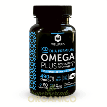 OmegaPlus 490mg (Fosfolipidos de Omega 3) 60 capsulas / Wellplus