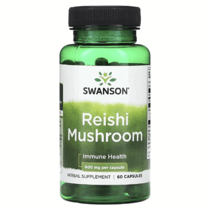 Reishi Mushroom 600mg - 60 capsulas / Swanson