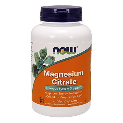 Citrato de Magnesio - 120 capsulas / Now