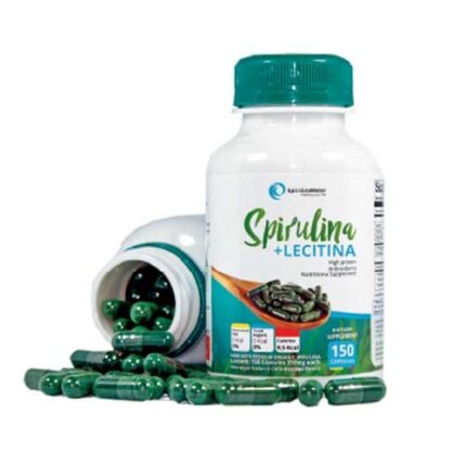 Spirulina + Lecitina 150 capsulas SpirulinaMater
