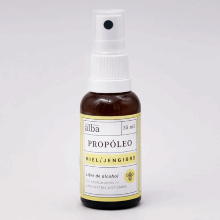 Propoleo Spray Miel Jengibre - 35ml / Del Alba