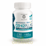 Vitamina D3+K2 Plus - 60 Capsulas / Wellplus