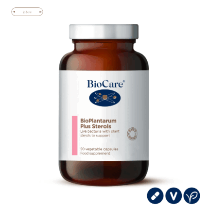 Probióticos Bioplantarum Sterols - 90 Caps / BioCare