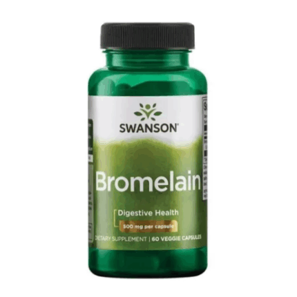 Bromelina 500mg - 60 capsulas / Swanson