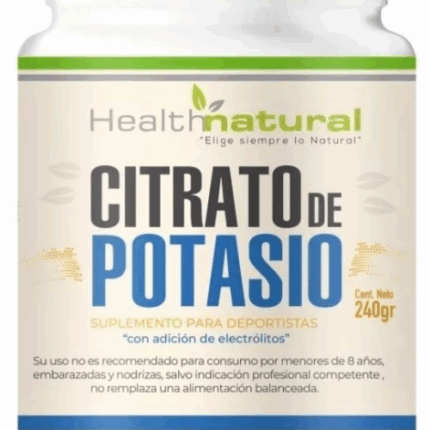 Citrato de Potasio - 240grs / Health Natural