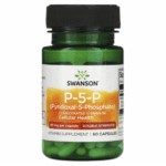 P-5-P (Piridoxal-5-fosfato) Vitamina B6 40mg - 60 caps / Swanson